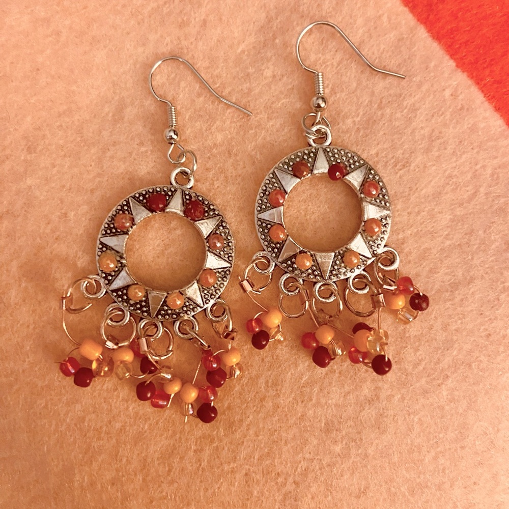 Tibetan Silver Earrings for Women